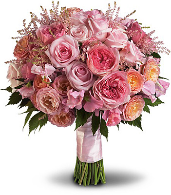 Pink Rose Garden Bouquet